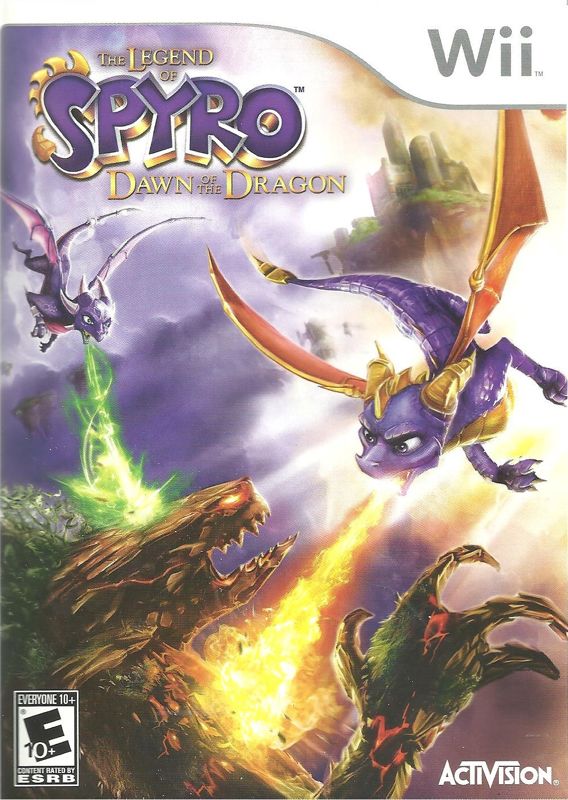 Front Cover for The Legend of Spyro: Dawn of the Dragon (Wii)