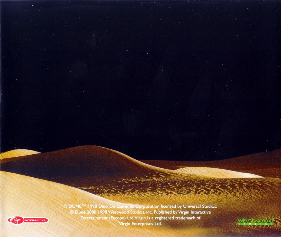 Other for Dune 2000 (Windows) (Virgin release): Jewel Case - Back