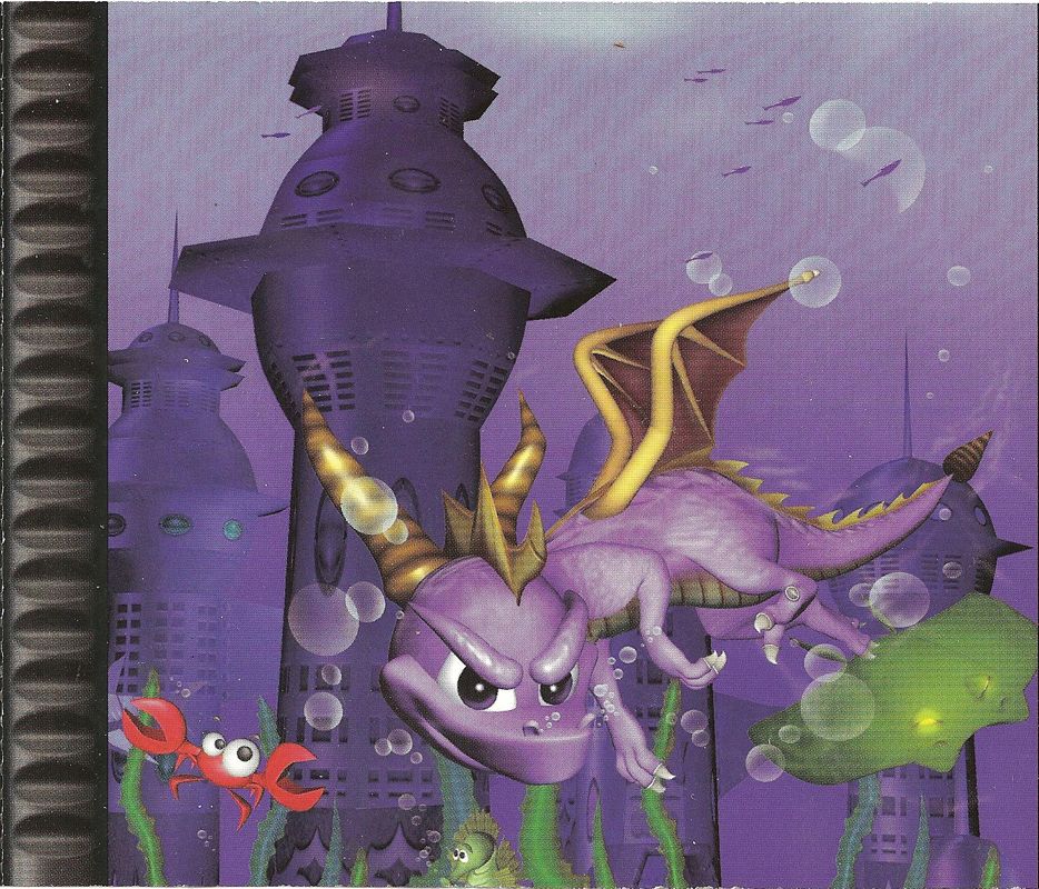 Inside Cover for Spyro 2: Ripto's Rage! (PlayStation)