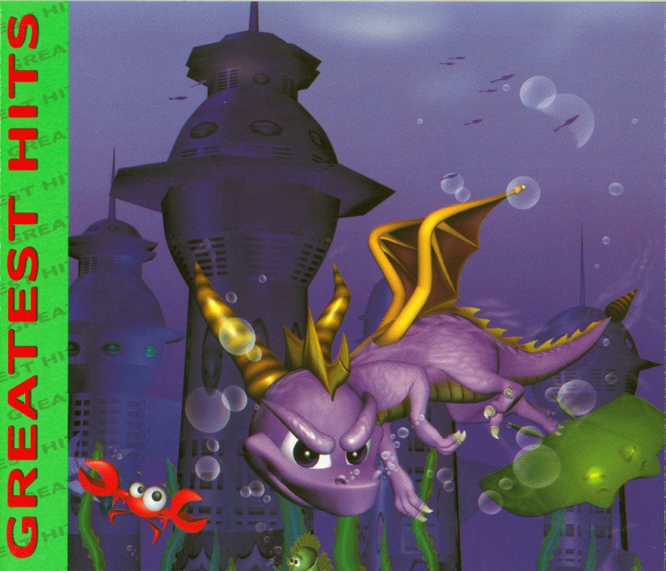 Inside Cover for Spyro 2: Ripto's Rage! (PlayStation) (Greatest Hits release)
