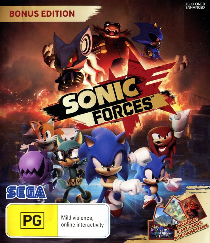 Front Cover for Sonic Forces: Digital Bonus Edition (Xbox One)