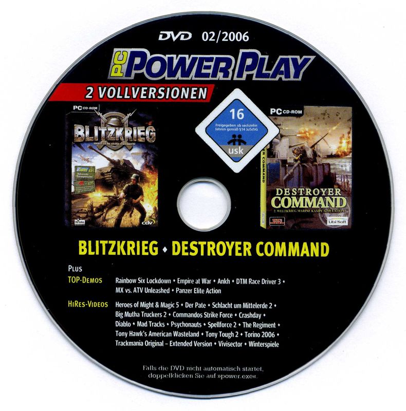 Media for Destroyer Command (Windows) (PC PowerPlay 02/2006 covermount)