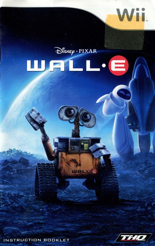 Manual for Disney•Pixar Wall-E (Wii): Front