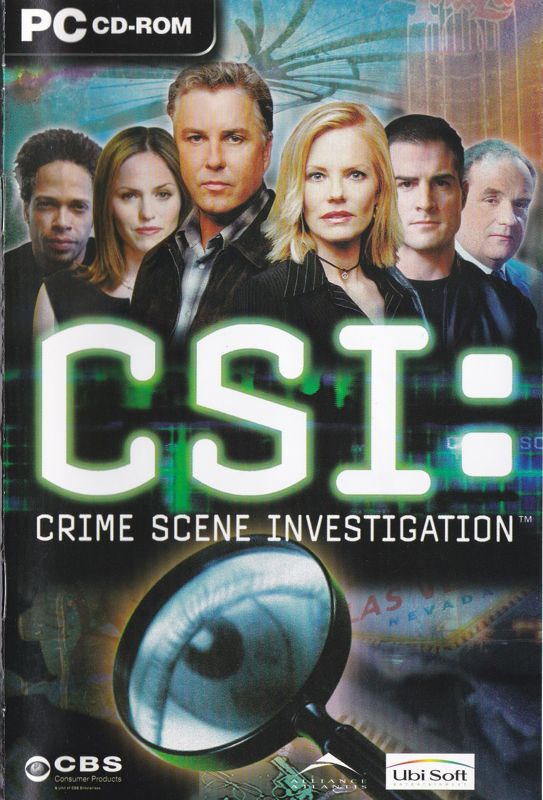 Manual for CSI: Crime Scene Investigation (Windows): Front