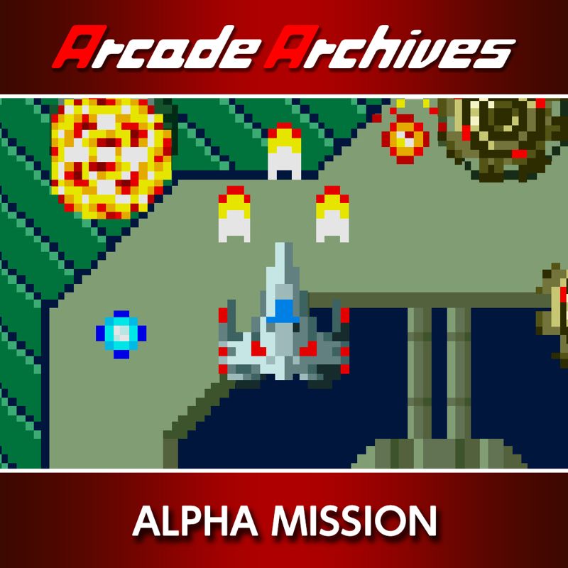 Front Cover for Alpha Mission (Nintendo Switch) (download release)