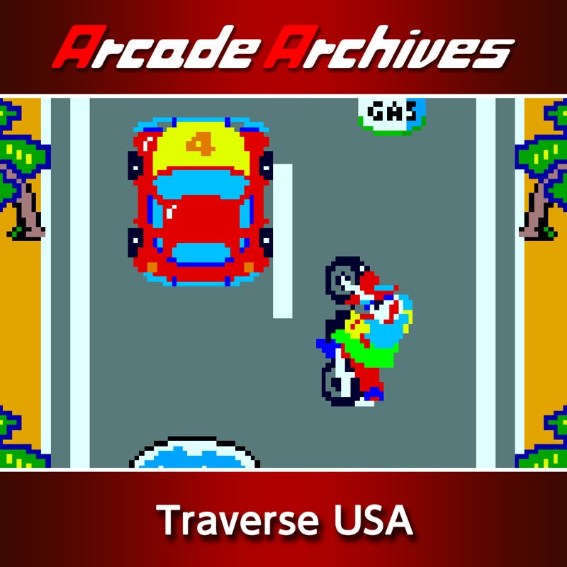 Front Cover for MotoRace USA (Nintendo Switch) (download release)