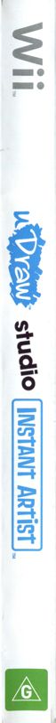 Spine/Sides for uDraw Studio: Instant Artist (Wii)