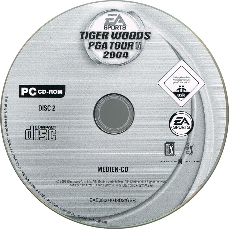 Media for Tiger Woods PGA Tour 2004 (Windows): Disc 2