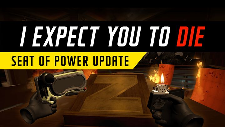 Front Cover for I Expect You to Die (Quest and Windows): "Seat of Power Update" cover