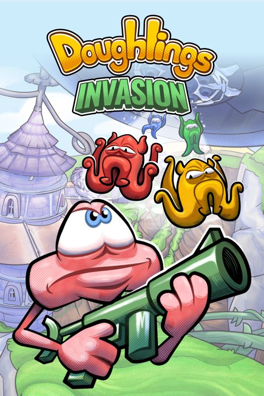Front Cover for Doughlings: Invasion (Xbox One) (download release)