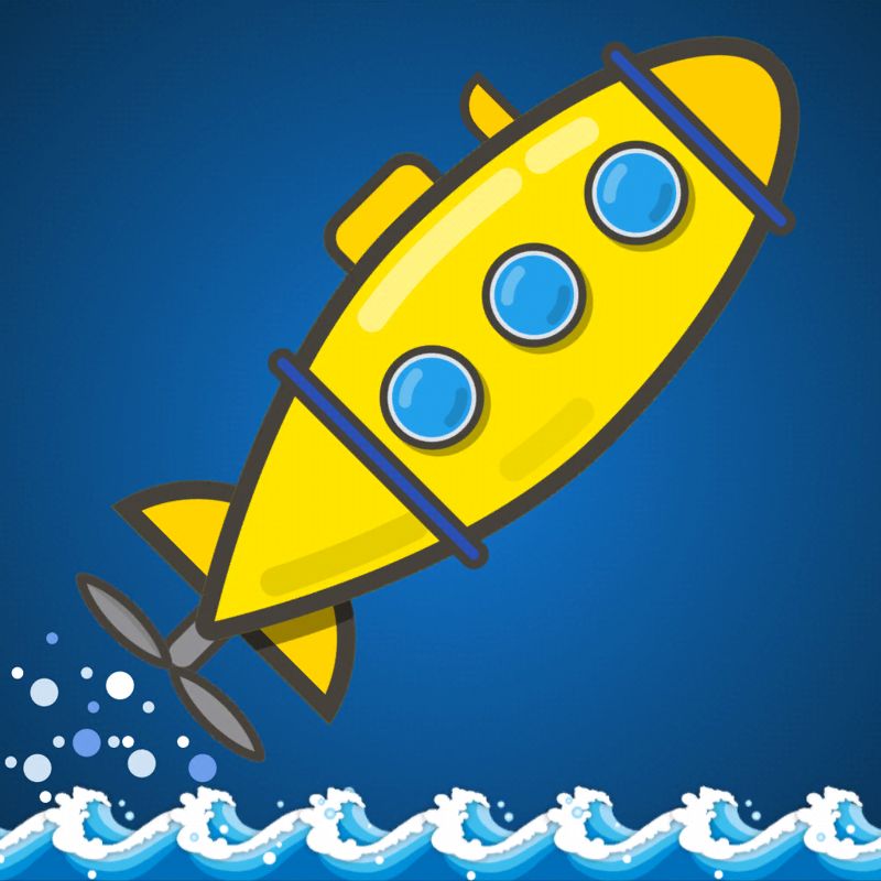 Front Cover for Submarine Jump! (iPad and iPhone)