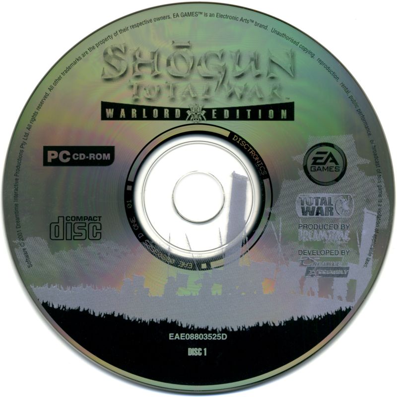 Media for Shogun: Total War - Warlord Edition (Windows): Disc 1