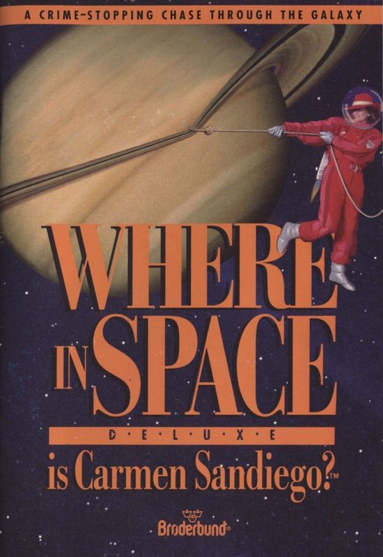 Manual for Where in Space Is Carmen Sandiego?: Deluxe (DOS)
