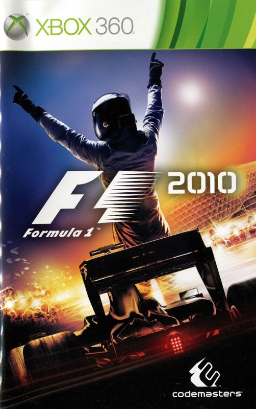 Manual for F1 2010 (Xbox 360): Front