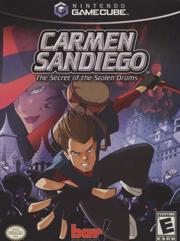 Front Cover for Carmen Sandiego: The Secret of the Stolen Drums (GameCube)