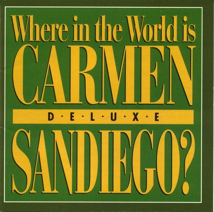 Other for Where in the World Is Carmen Sandiego? (Deluxe Edition) (DOS): Jewel Case - Front