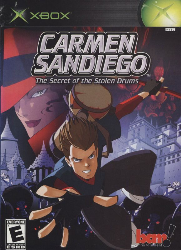 Front Cover for Carmen Sandiego: The Secret of the Stolen Drums (Xbox)
