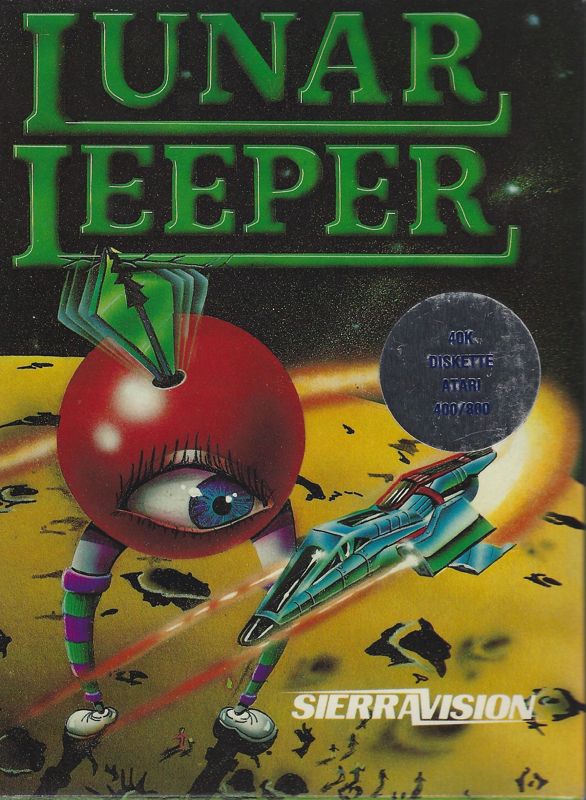 Front Cover for Lunar Leeper (Atari 8-bit)