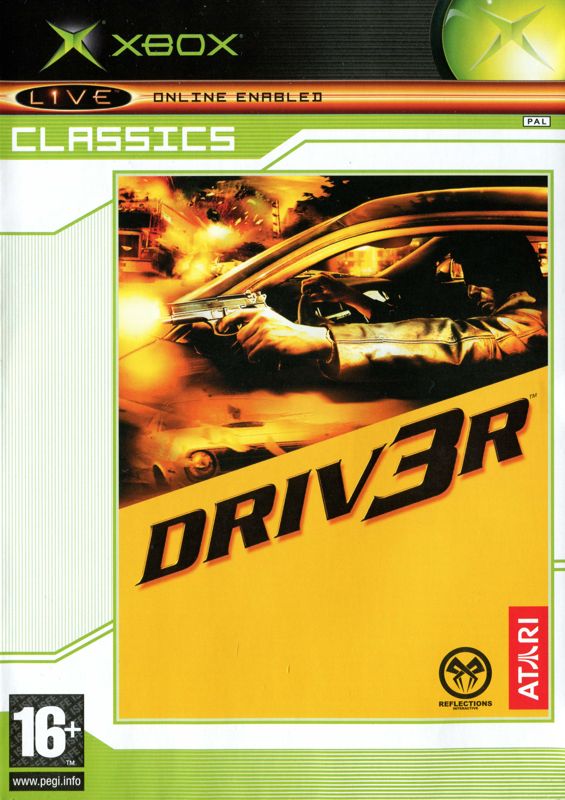 Front Cover for Driv3r (Xbox) (Classics release)