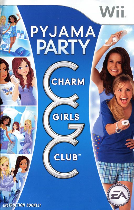 Manual for Charm Girls Club: Pajama Party (Wii): Front