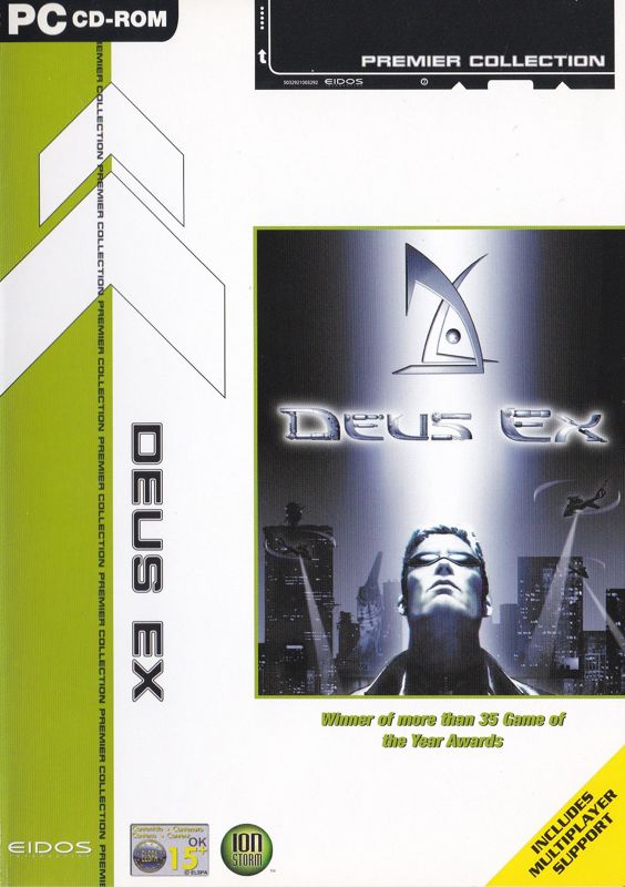 Front Cover for Deus Ex: Game of the Year Edition (Windows) (Eidos Premier Collection release)