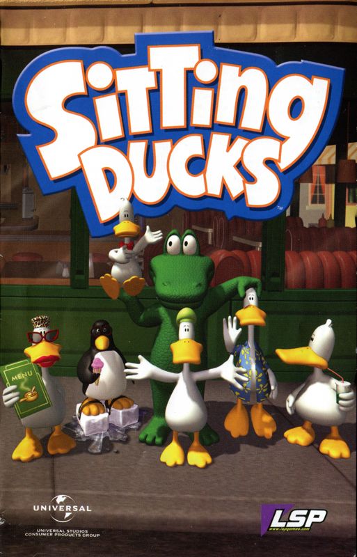 Manual for Sitting Ducks (PlayStation 2): Front