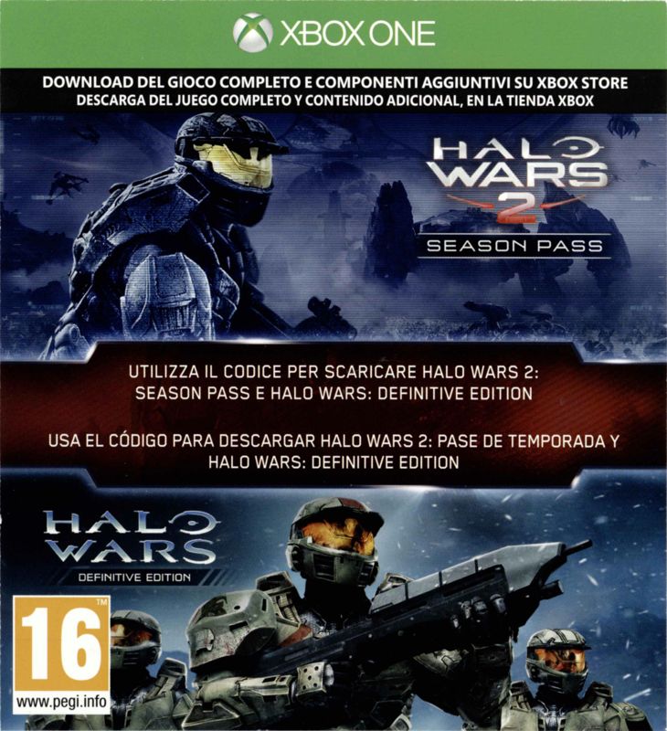 Other for Halo Wars 2 (Ultimate Edition) (Xbox One): Season pass and Halo Wars Definitive Edition Voucher
