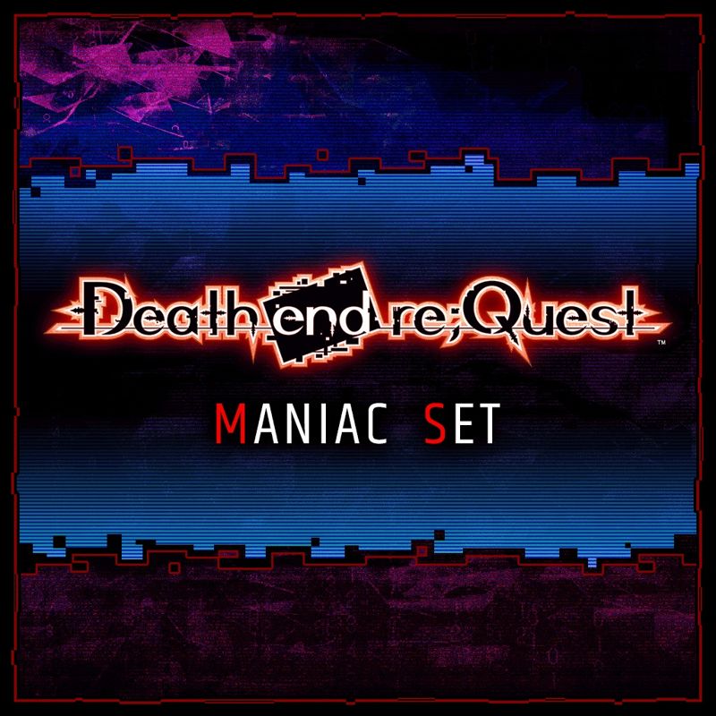 Front Cover for Death end re;Quest: Maniac Set (PlayStation 4) (download release)
