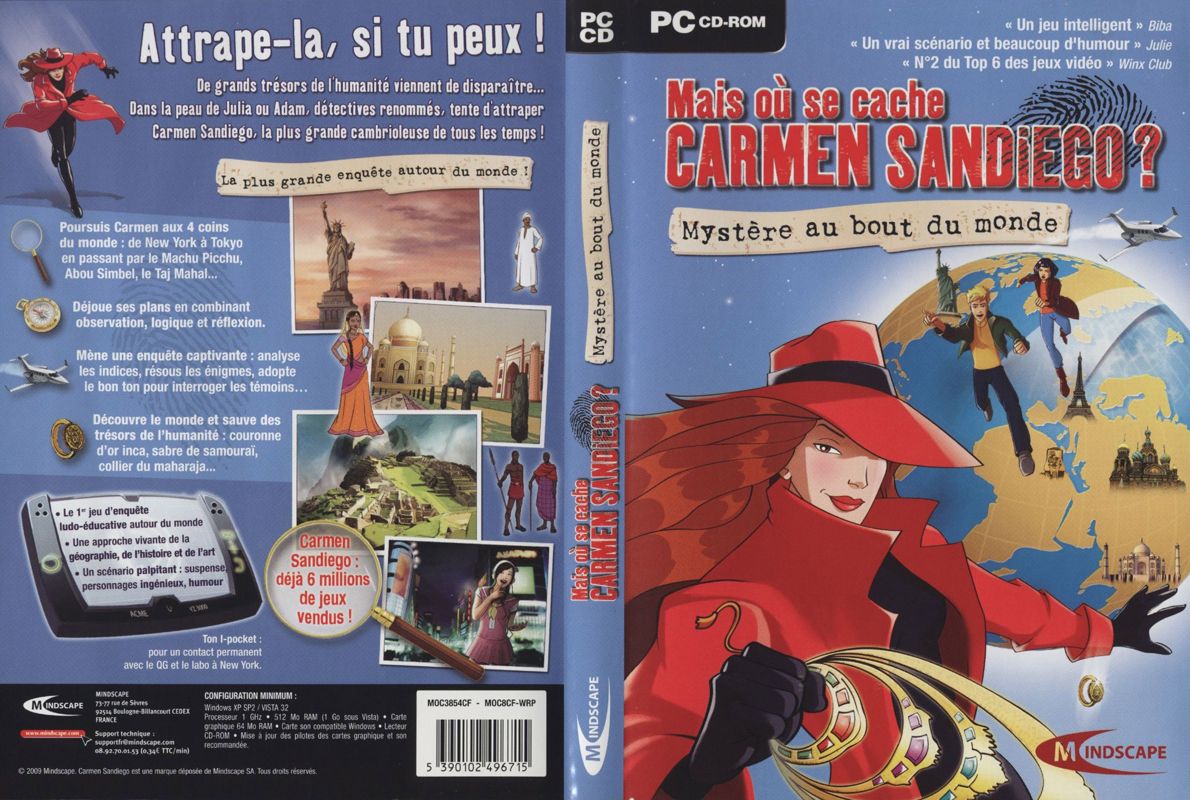 Full Cover for Where in the World is Carmen Sandiego? 3 (Windows)