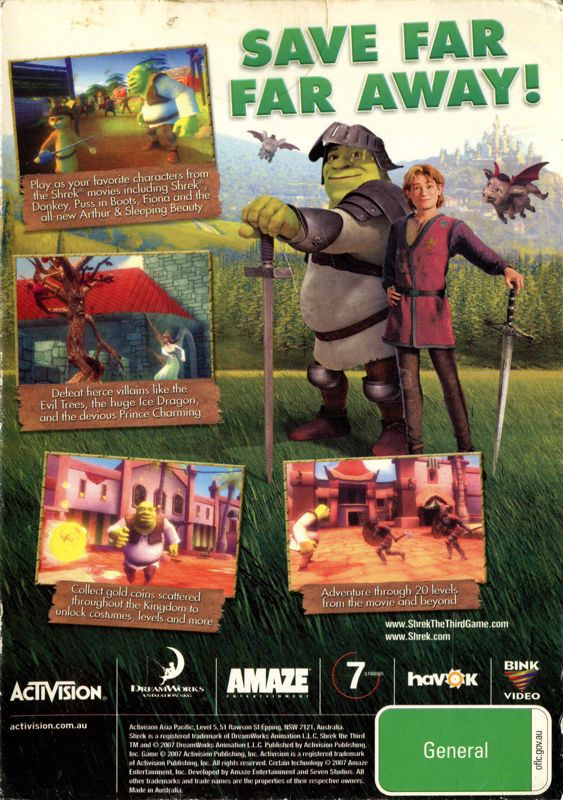 Shrek the Third (2007) - MobyGames