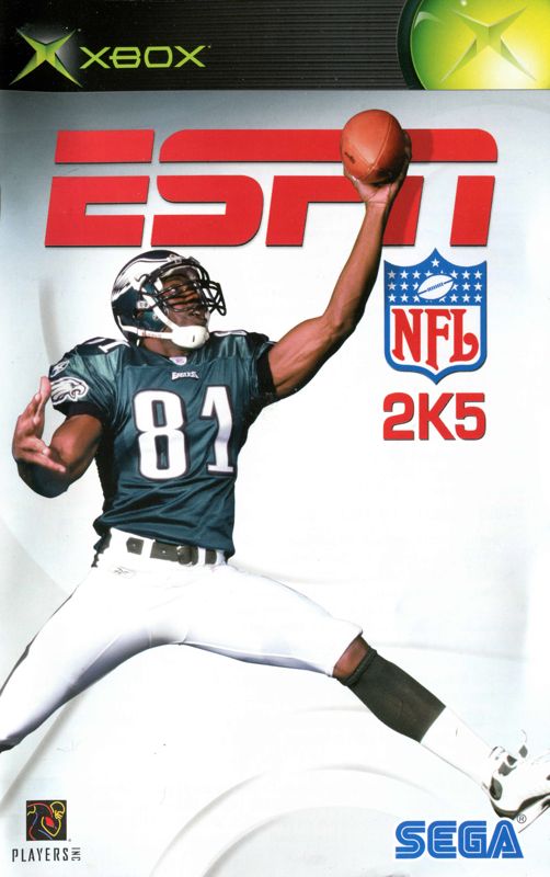 Manual for ESPN NFL 2K5 (Xbox): Front