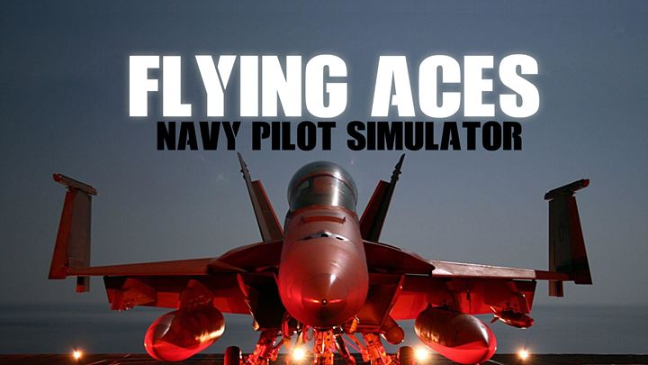 Front Cover for Flying Aces: Navy Pilot Simulator (Android and Oculus Go and Windows) (Oculus Store release)