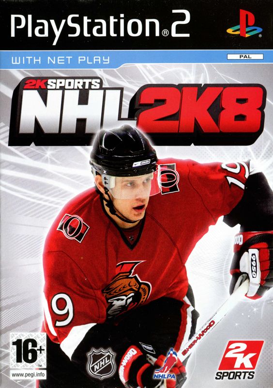 Front Cover for NHL 2K8 (PlayStation 2)