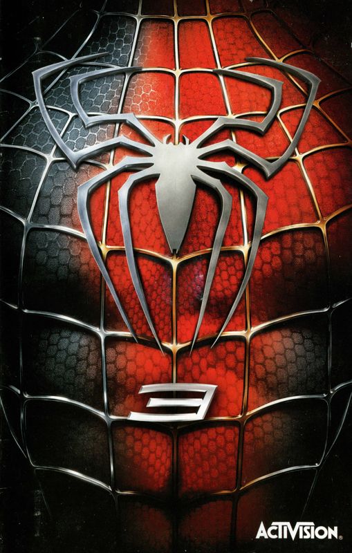 Manual for Spider-Man 3 (PlayStation 2): Front