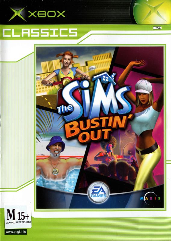 Front Cover for The Sims: Bustin' Out (Xbox) (Classics release)