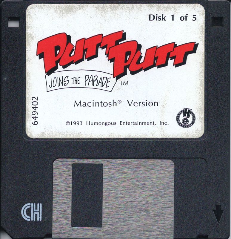 Media for Putt-Putt Joins the Parade (Macintosh) (3.5" Floppy Disk version): Disk 1