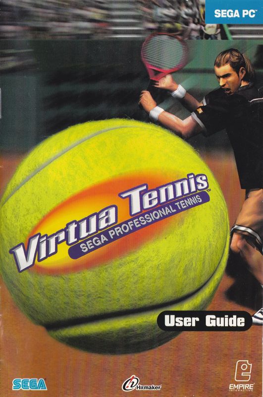 Manual for Virtua Tennis (Windows): Front