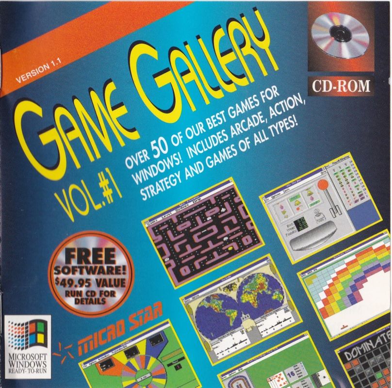 Game Gallery Vol.#1 cover or packaging material - MobyGames