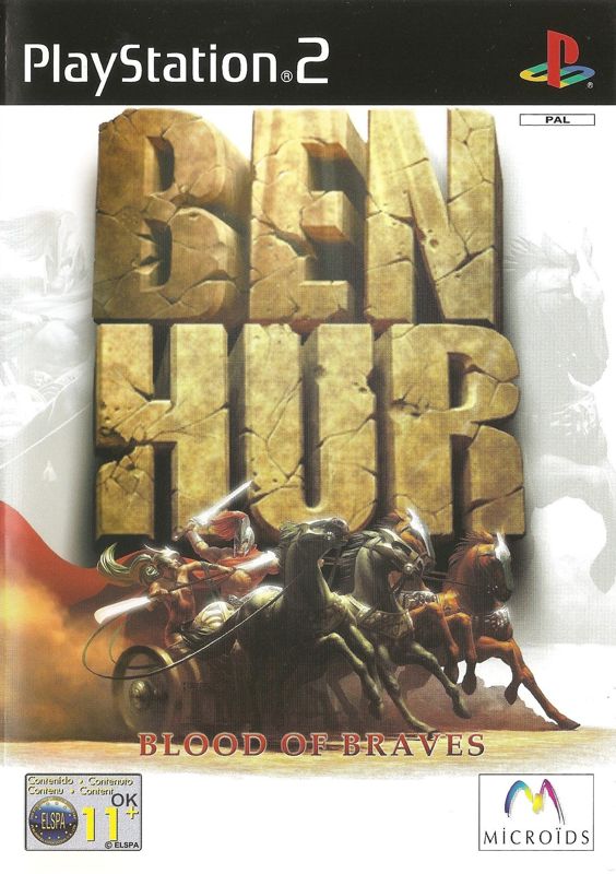 Front Cover for Ben Hur: Blood of Braves (PlayStation 2)