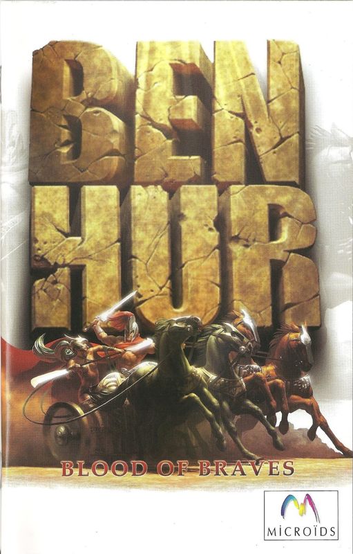 Manual for Ben Hur: Blood of Braves (PlayStation 2): Front