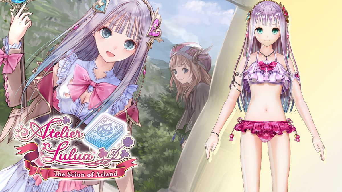 Front Cover for Atelier Lulua: The Scion of Arland - Lulua's Swimsuit "Bright Butterfly" (Nintendo Switch) (download release)