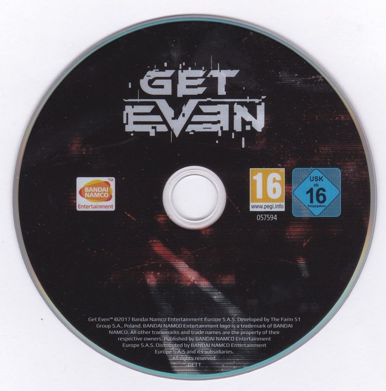 Media for Get Even (Windows): Disc 1