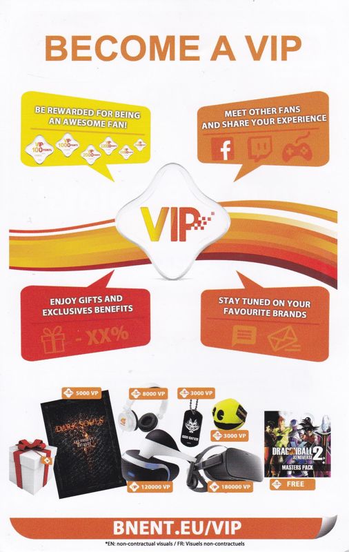 Advertisement for Get Even (Windows): Bandai Namco VIP Club - Side 1