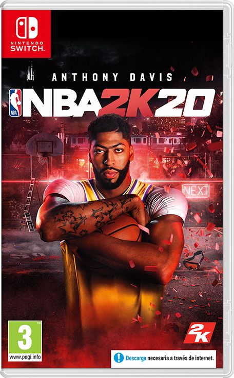 Front Cover for NBA 2K20 (Nintendo Switch) (download release)