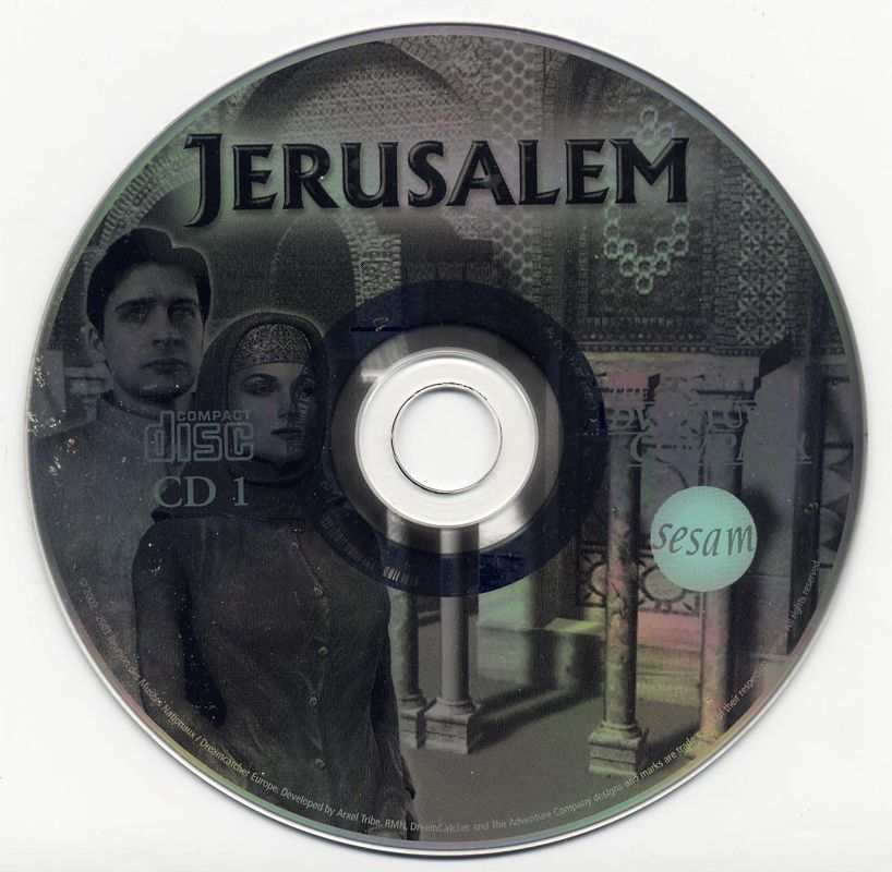 Media for Jerusalem: The Three Roads to the Holy Land (Windows) (The Adventure Company release (2003)): Disc 1