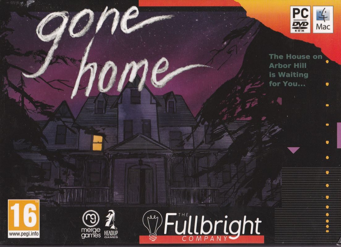 Front Cover for Gone Home (Linux and Macintosh and Windows)