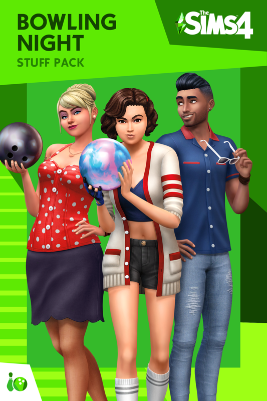 Front Cover for The Sims 4: Bowling Night Stuff (Xbox One) (download release)