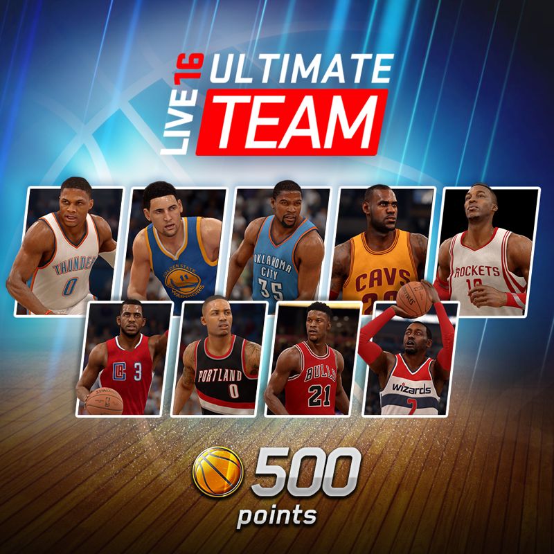Front Cover for NBA Live 16: Ultimate Team - 500 Points (PlayStation 4) (download release)