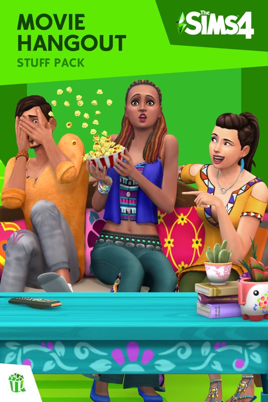 Front Cover for The Sims 4: Movie Hangout Stuff (Xbox One) (download release)