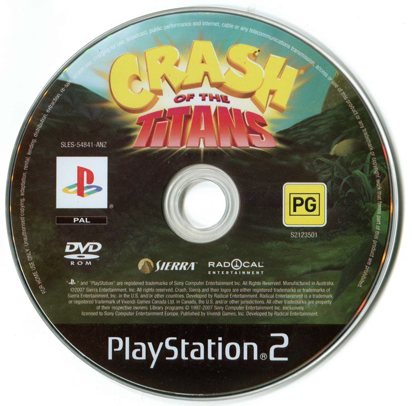 Media for Crash of the Titans (PlayStation 2)